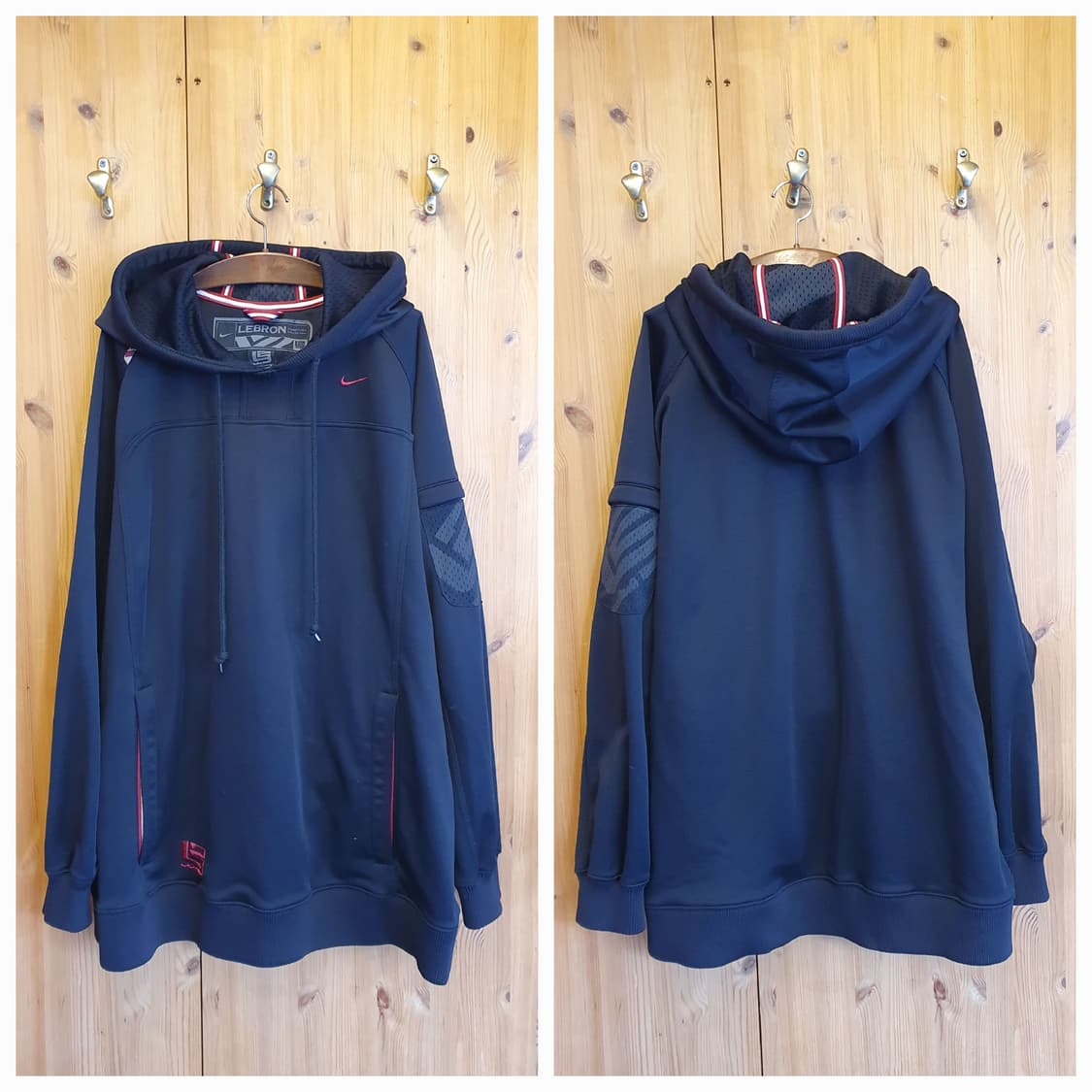 105.나이키 르브론 블랙후드티 상품이미지7