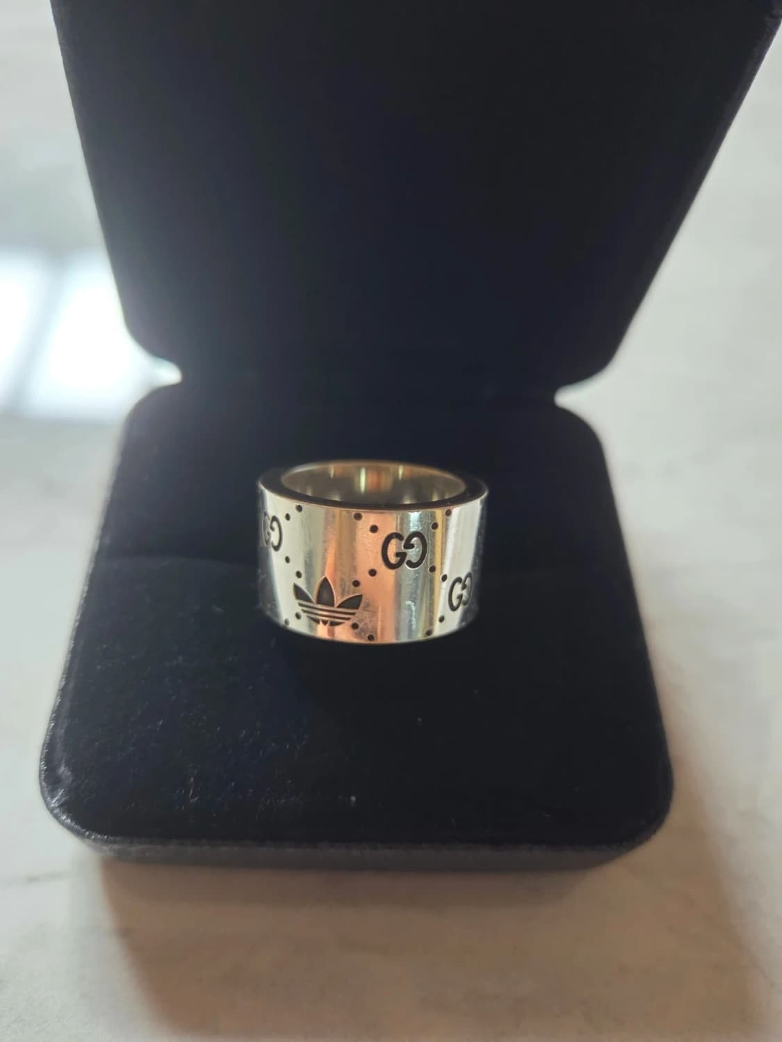 (정품) 구찌  아디다스  실버반지 13호 상품이미지1
