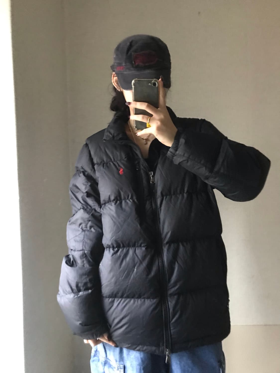 폴로 블랙 패딩 상품이미지4