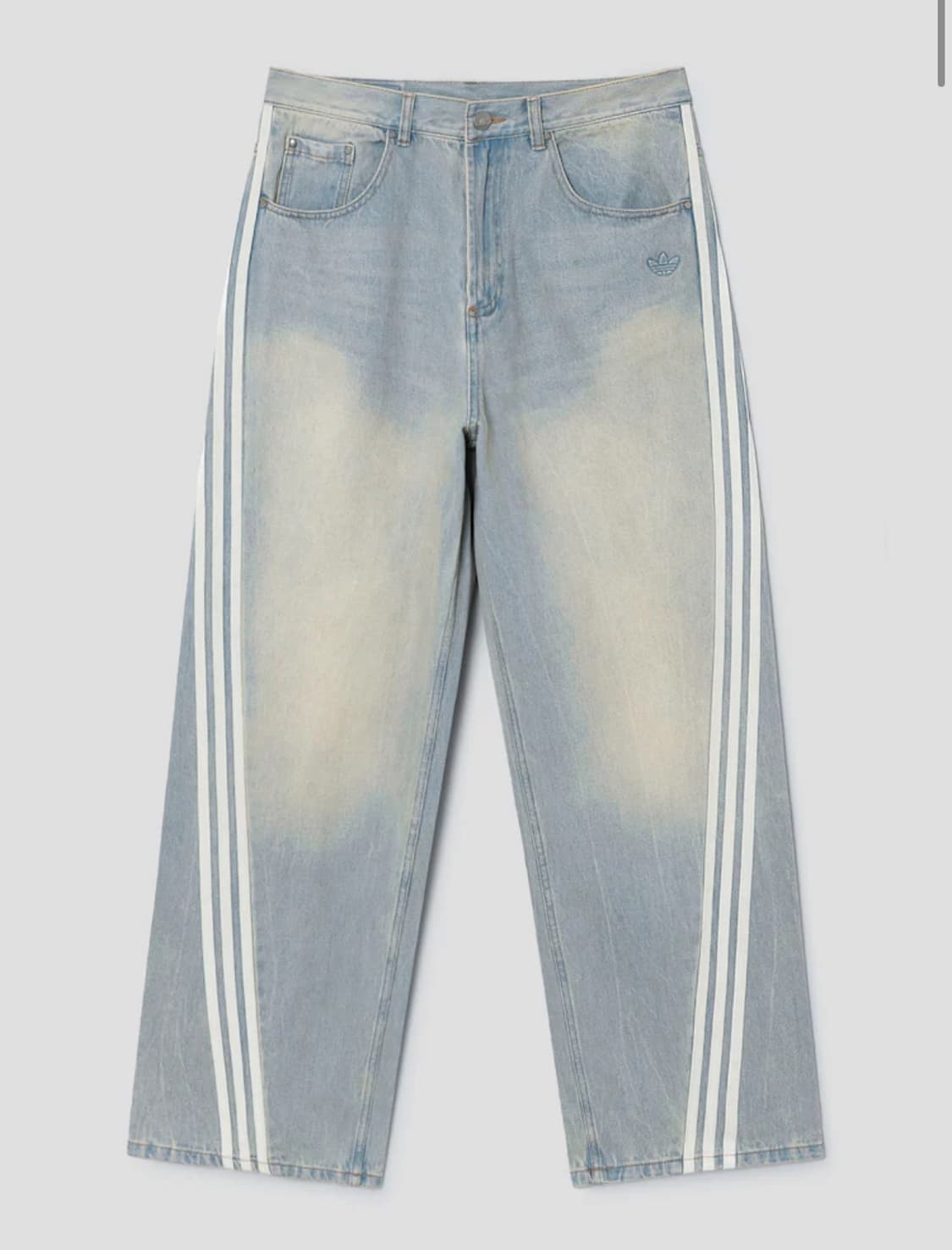 아디다스 아딜레늄 시즌 3 루즈 핏 데님 팬츠 블루 새상품 상품이미지1