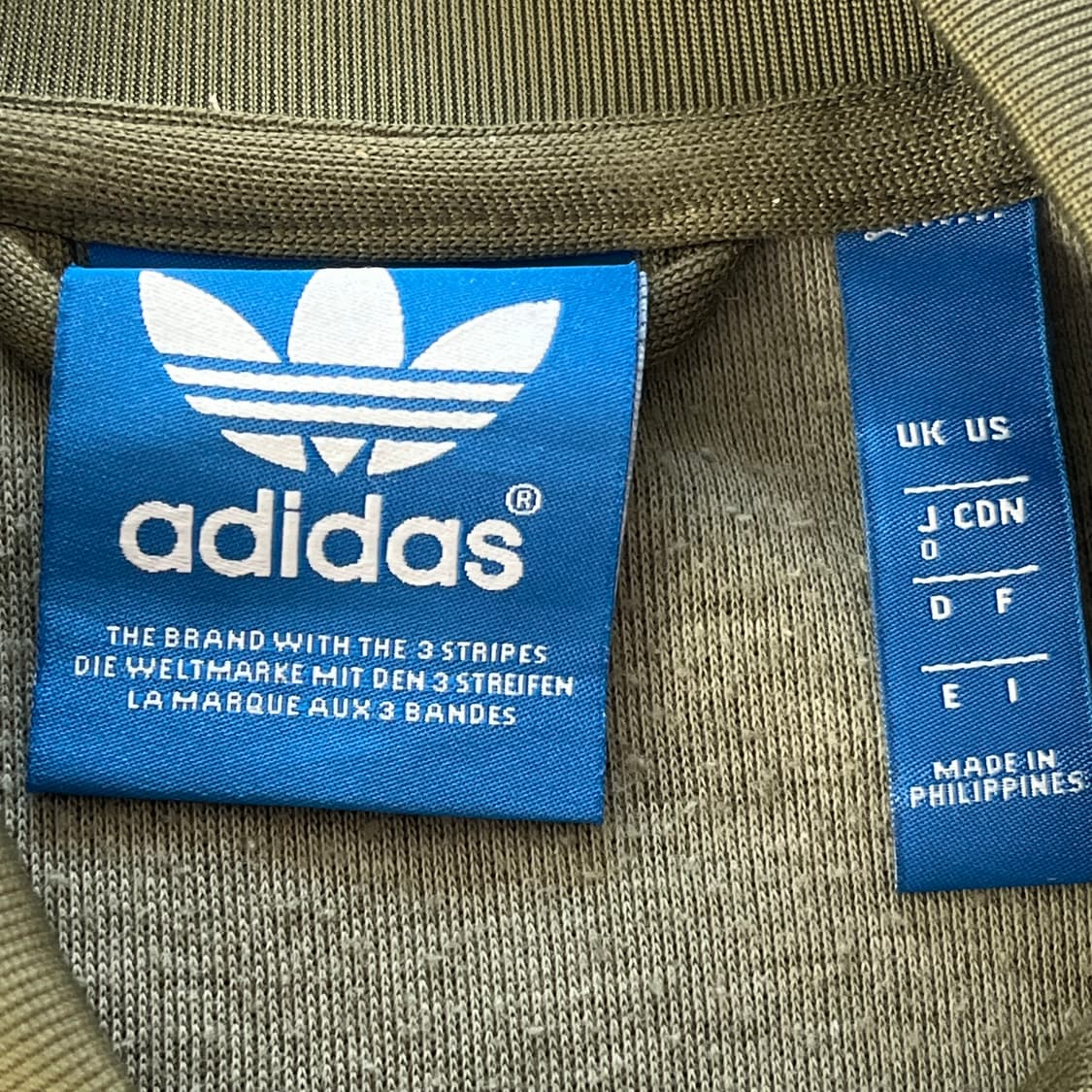아디다스 일본판 카키 유로파 트랙탑 져지 상품이미지3