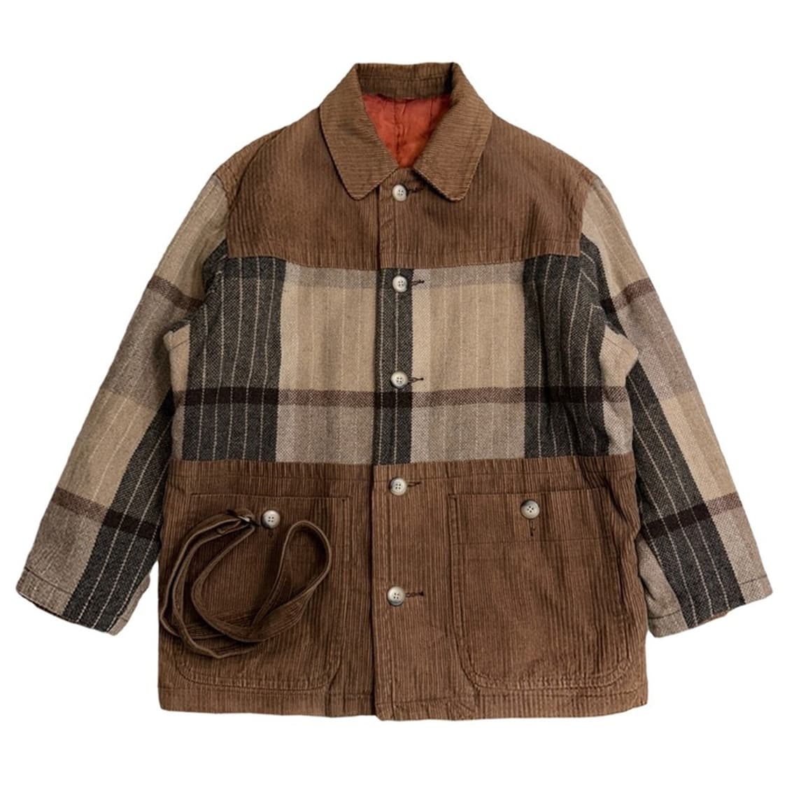 U2 CLOTHING 플레이드 패턴 필드 자켓 M 상품이미지1