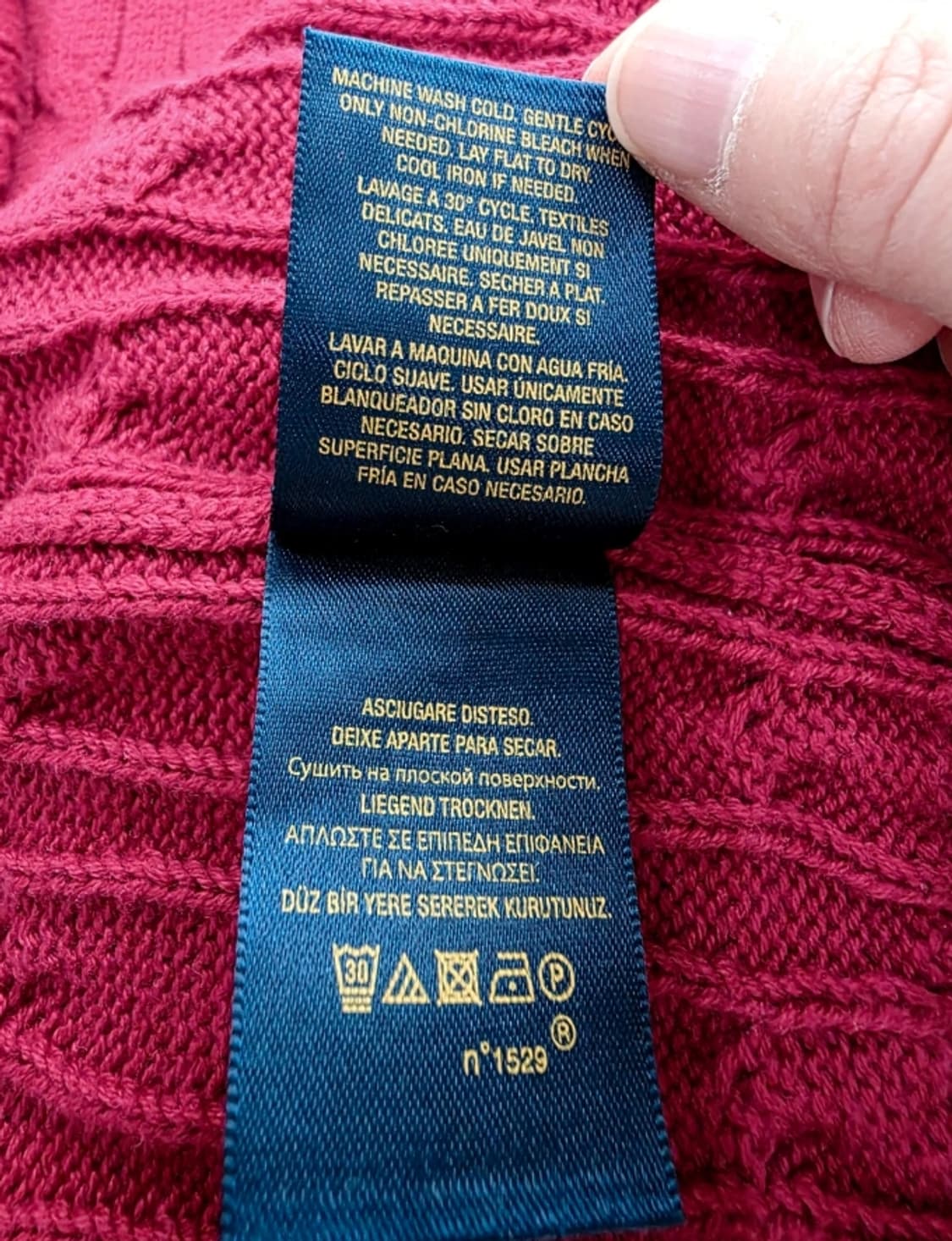 폴로 랄프로렌 키즈 케이블 니트 95 상품이미지6