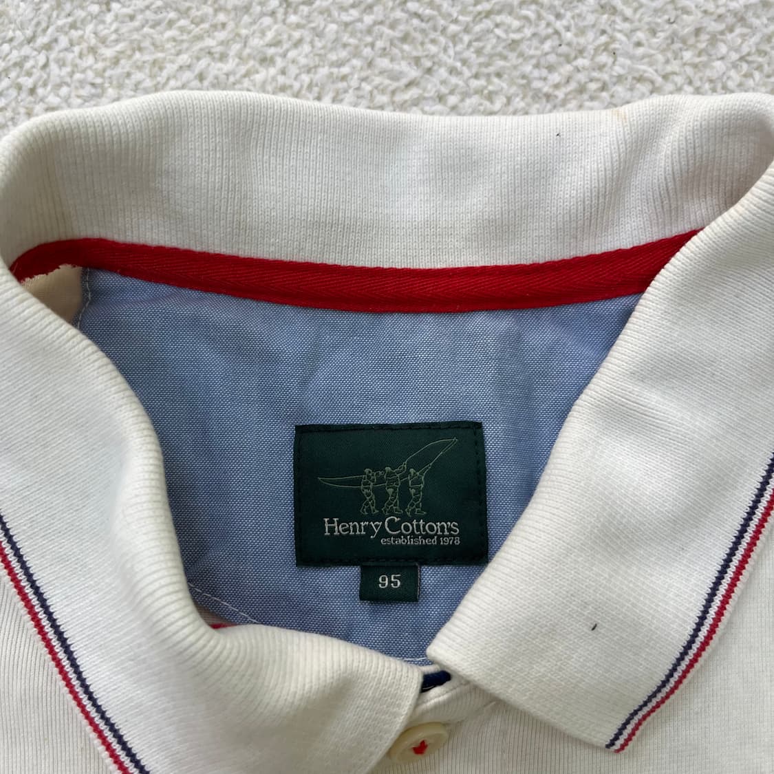 95 헨리코튼 반팔 카라 티셔츠 0409M 상품이미지2