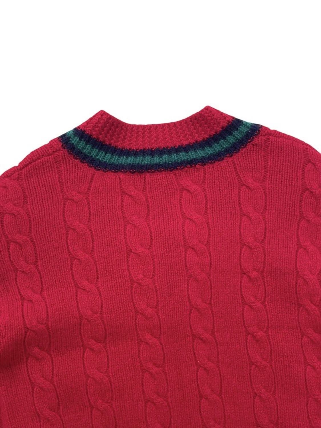 90's 갭 셔틀랜드 울 크리켓 스웨터 상품이미지7