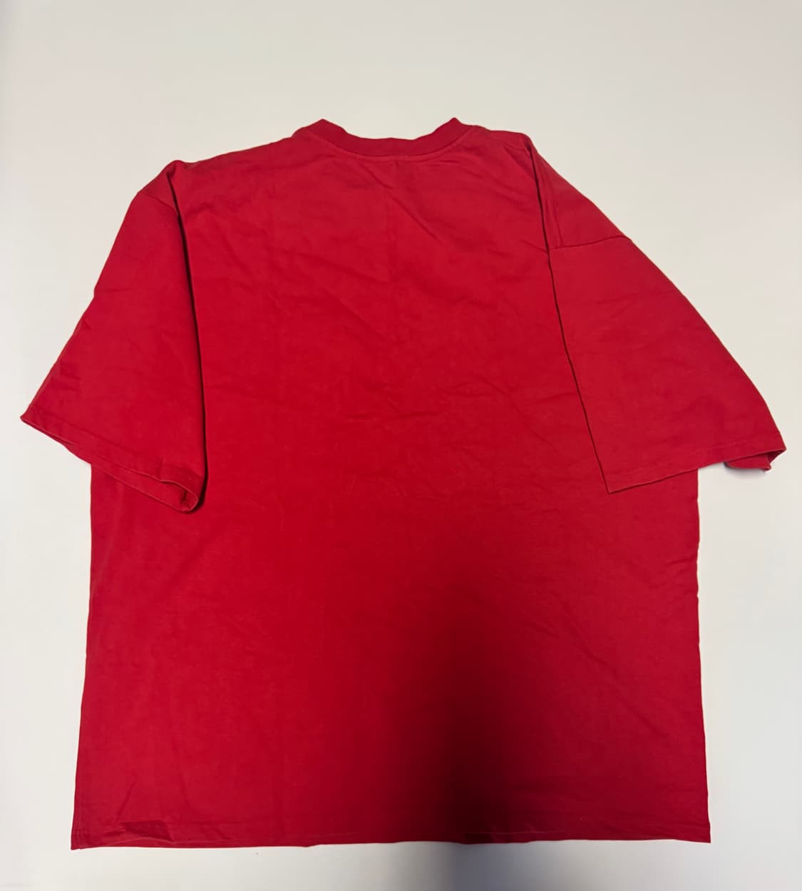 웰던 WELLDONE 로고 포인트 빅 사이즈 반팔 티셔츠 2XL 상품이미지2