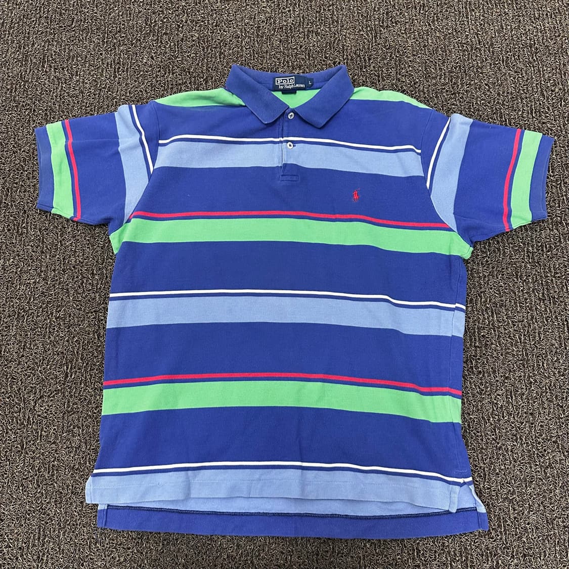 POLO 폴로 랄프로렌 스트라이프 반팔티셔츠 L 상품이미지1