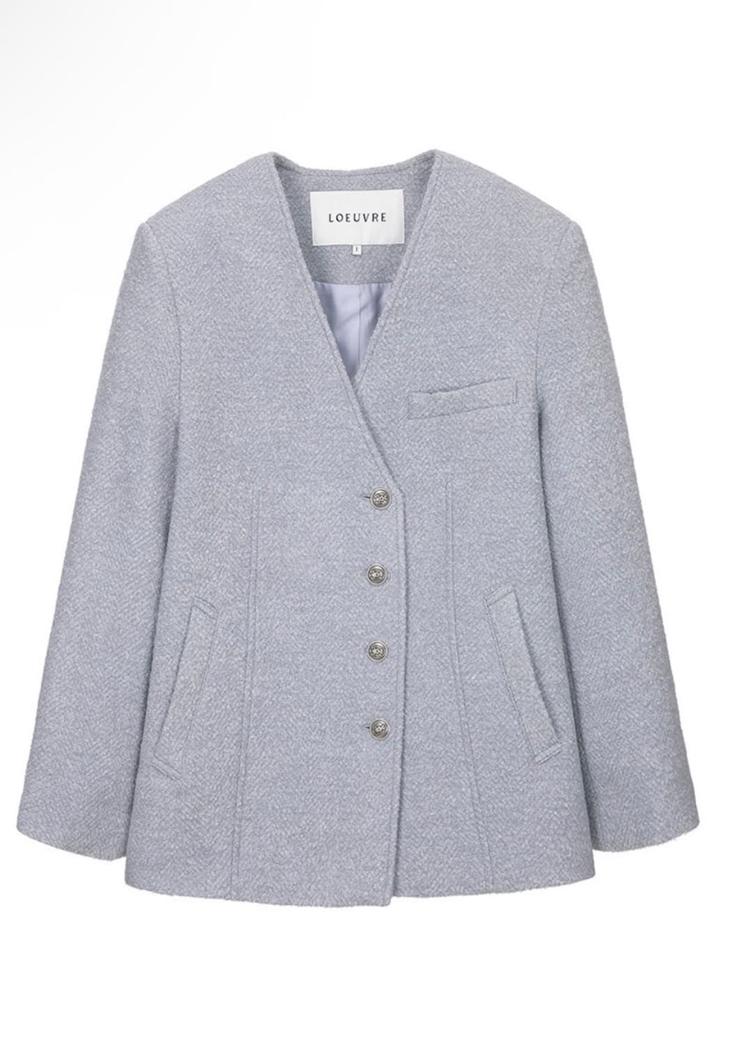 루에브르 collarless boucle jacket 상품이미지1