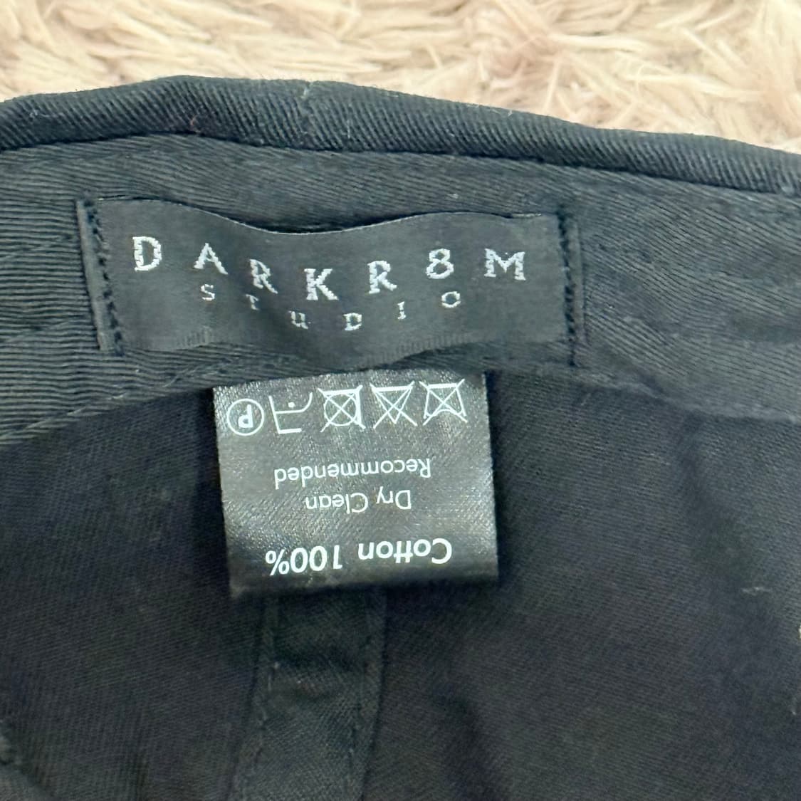 쌈디 다크룸 스튜디오 블랙 볼캡 상품이미지6