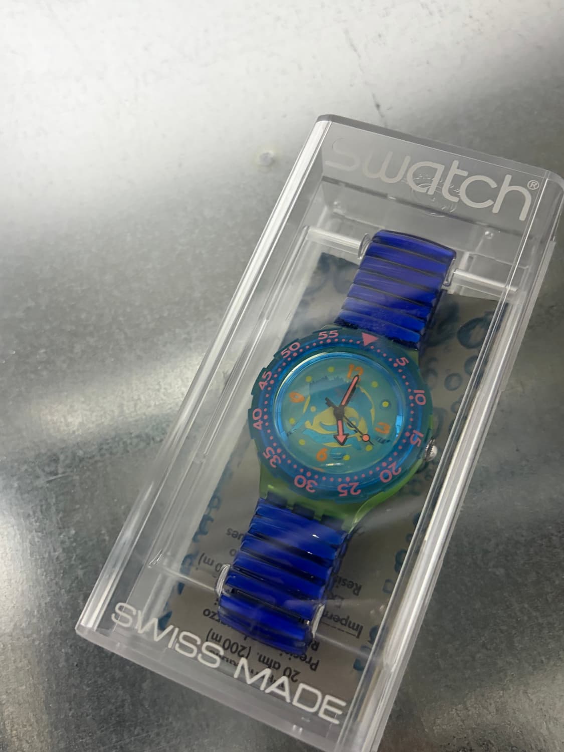 93년판 스와치 스쿠버200 익스팬션 스트랩 상품이미지1