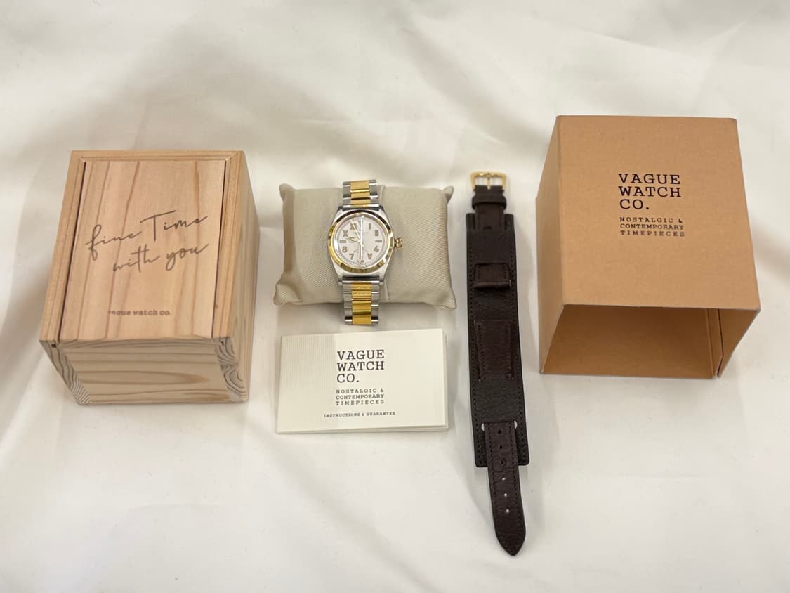 [별주]VAGUE WATCH Vabble Combi 오스트리치 벨트 상품이미지7