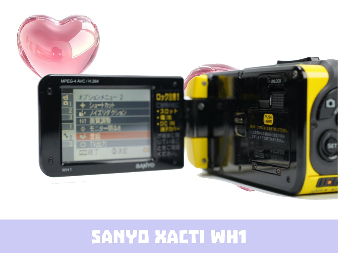 (자글자글감성) 산요작티 WH1 빈티지 캠코더 상품이미지4