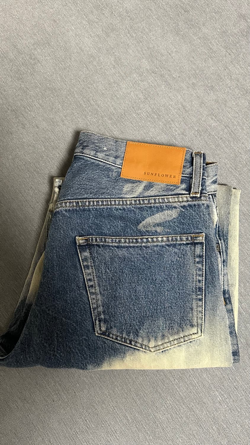 선플라워 루즈핏 데님 31/32 판매 상품이미지2