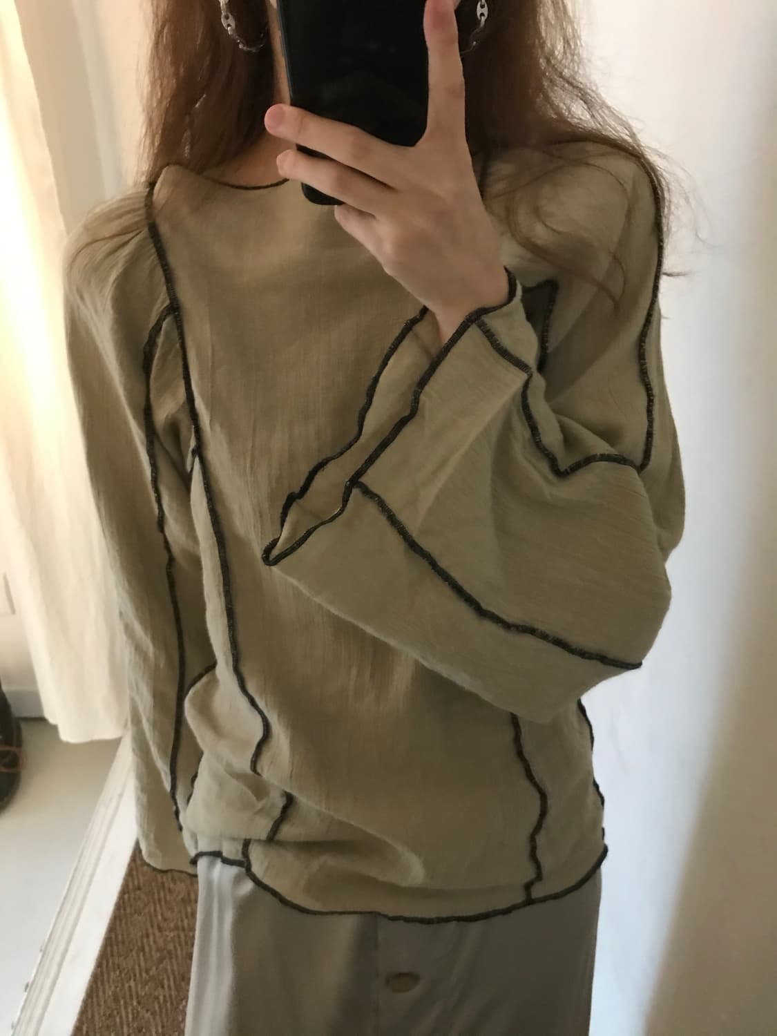 stitch point top 상품이미지4