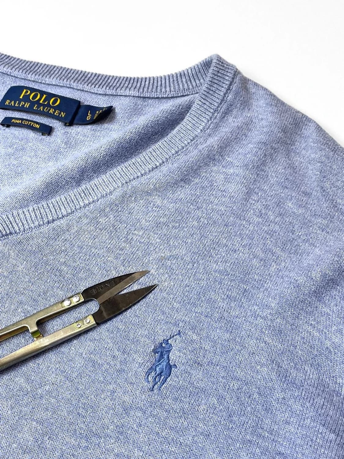폴로 랄프로렌 피마코튼 베이직 로고 니트 A1381 상품이미지9
