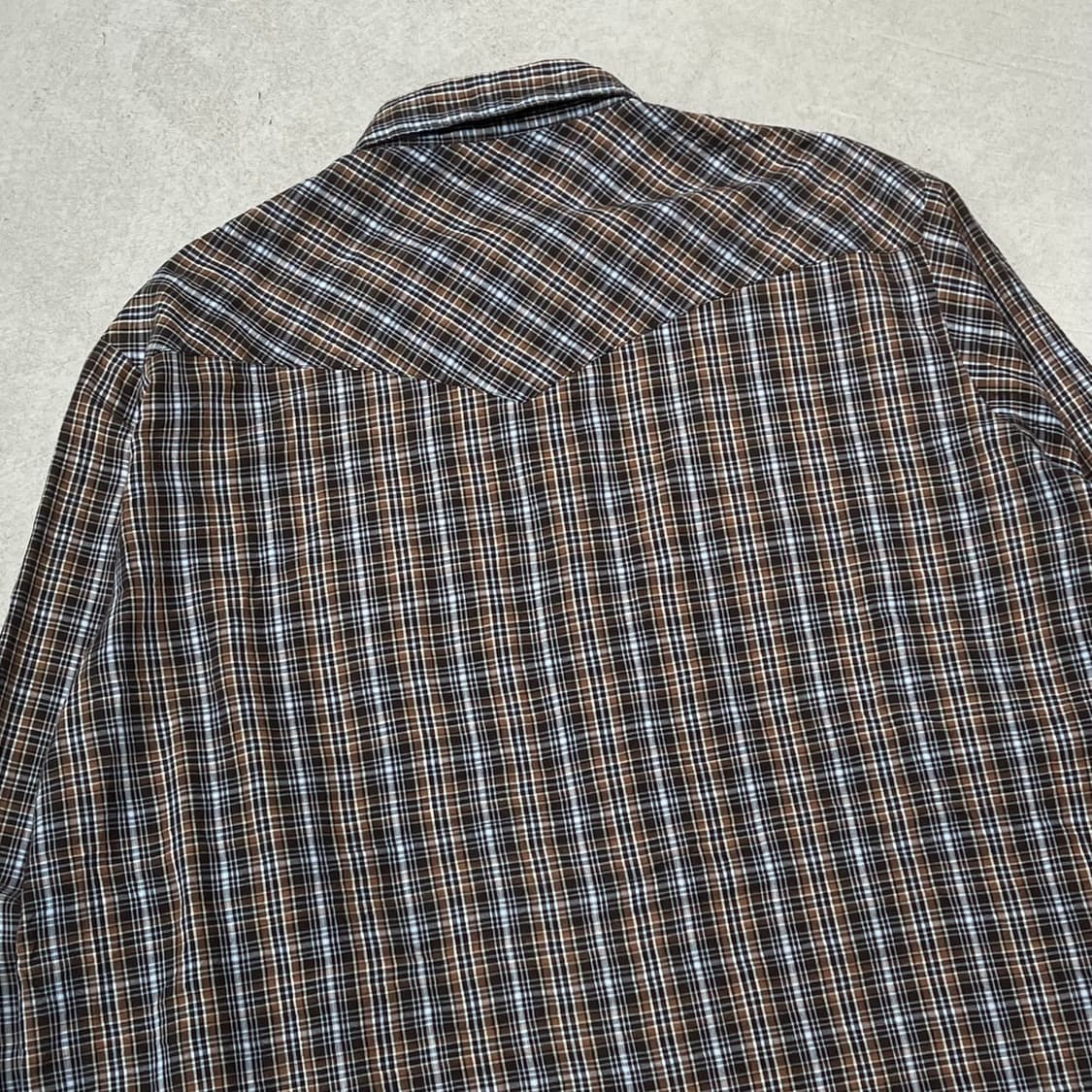 랭글러 웨스턴 체크셔츠 s10759 상품이미지4