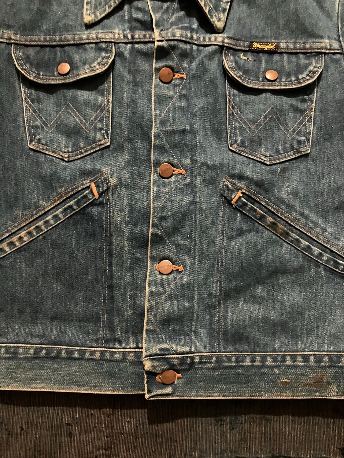🇺🇸 70~80s USA 랭글러 74126PW 데님 자켓 124mj 상품이미지6