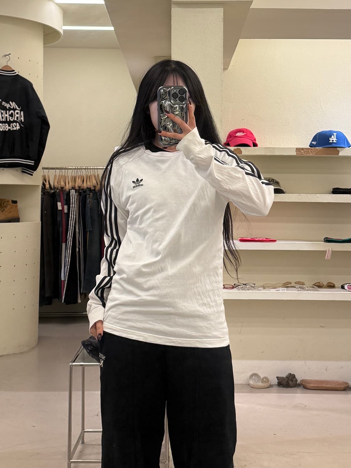 아디다스 3스트라이프 롱슬리브 U1477 상품이미지1