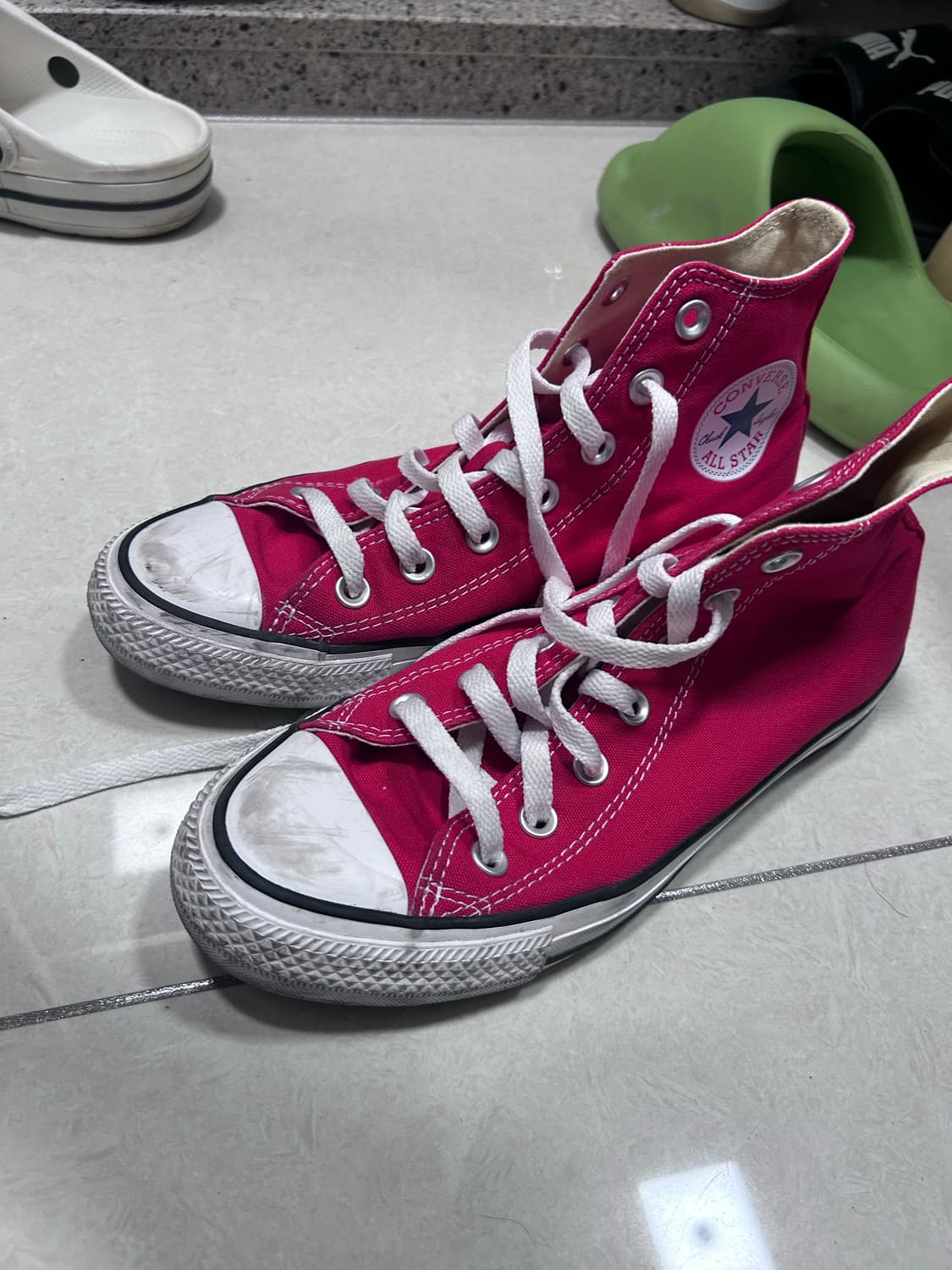 컨버스 척테일러 올스타 클래식 레드 하이 상품이미지4