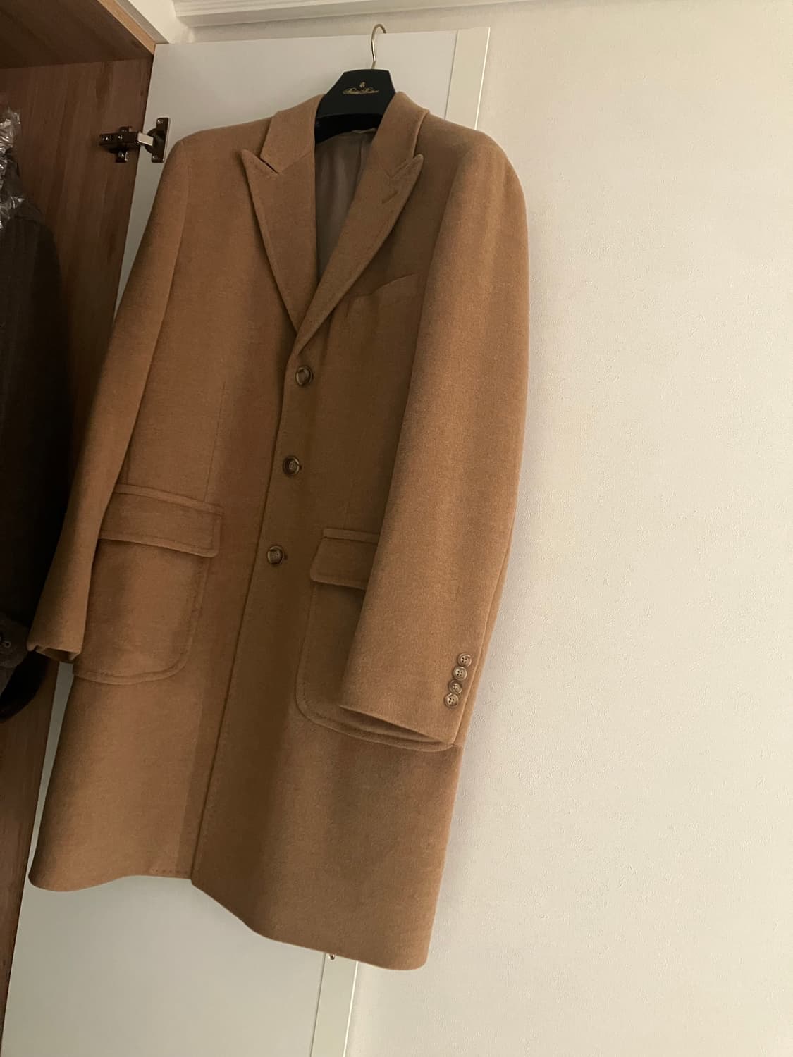 [급매] 브룩스브라더스 카멜헤어 싱글코트 42 short 상품이미지2