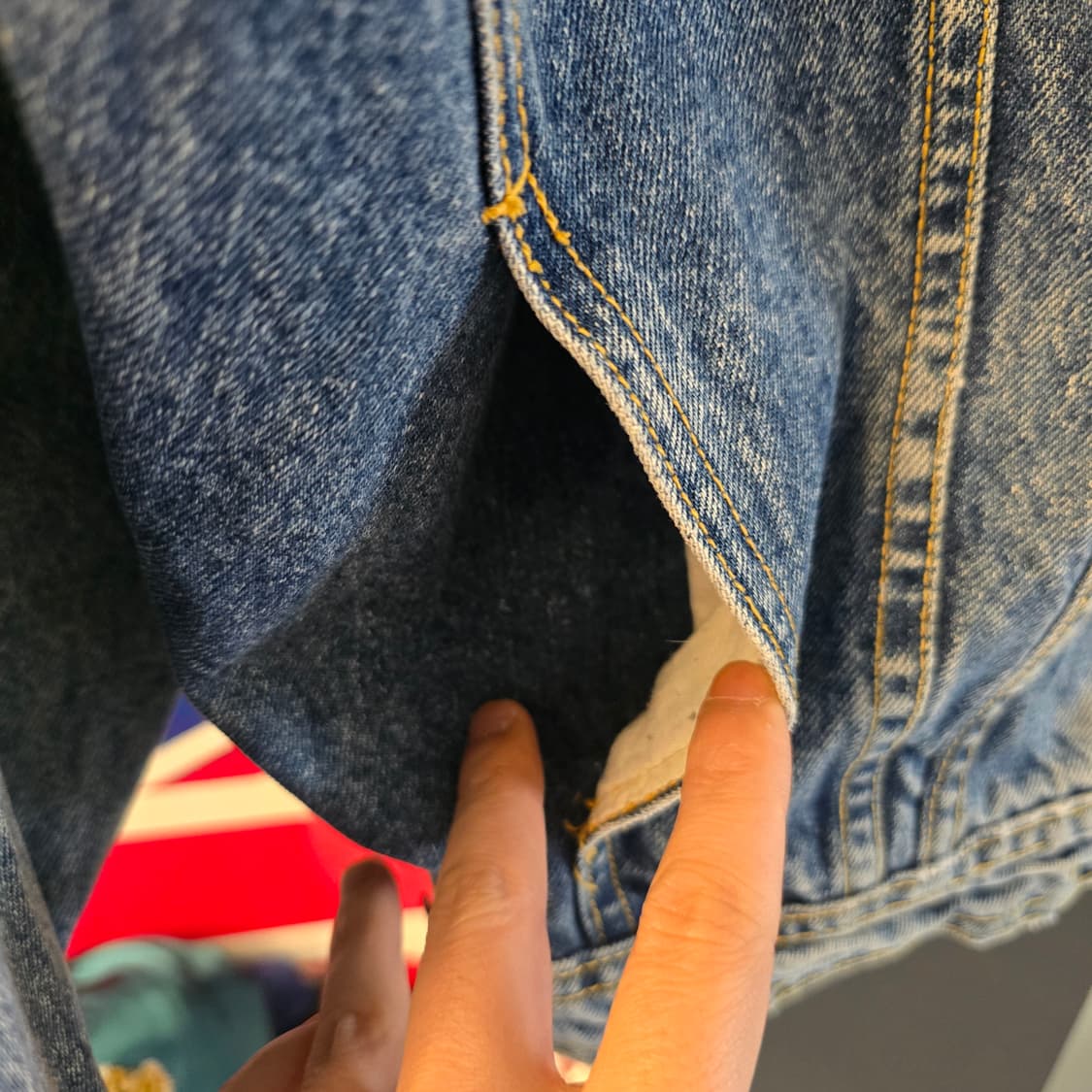 BASIC WORKS 데님 자켓 워크자켓 오버핏 상품이미지5