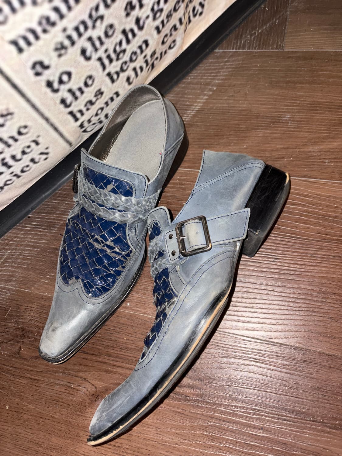 Tornado mart blue Crocodile Leathe shoes 상품이미지9