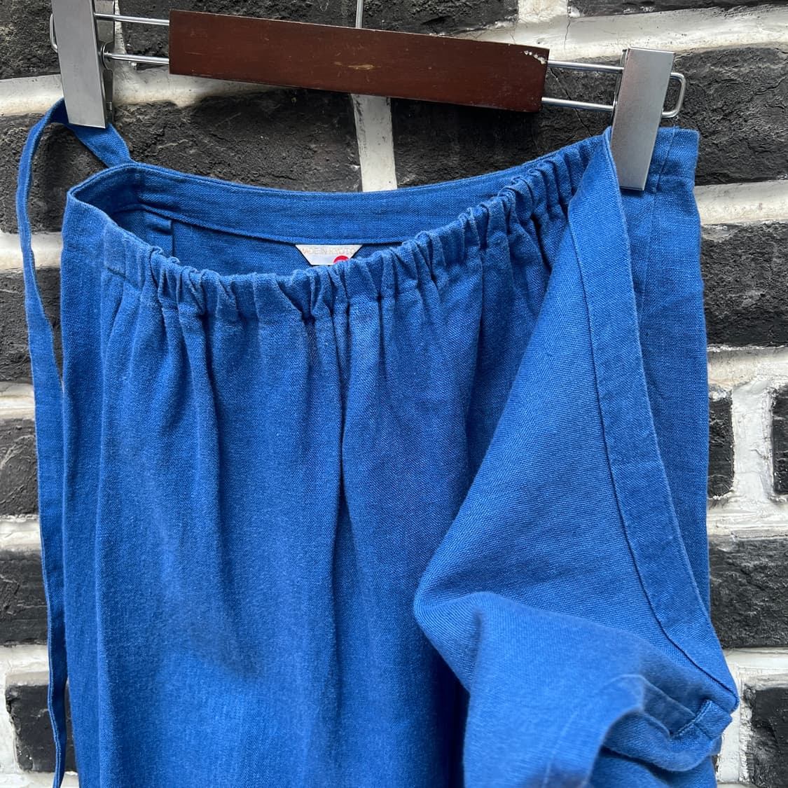 SOUSOU 린넨 랩스커트 상품이미지5