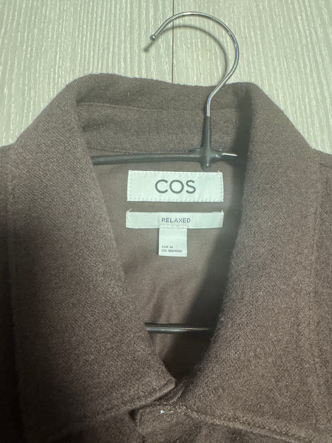 코스 / 코튼 울 브라운 셔츠 / M 상품이미지2