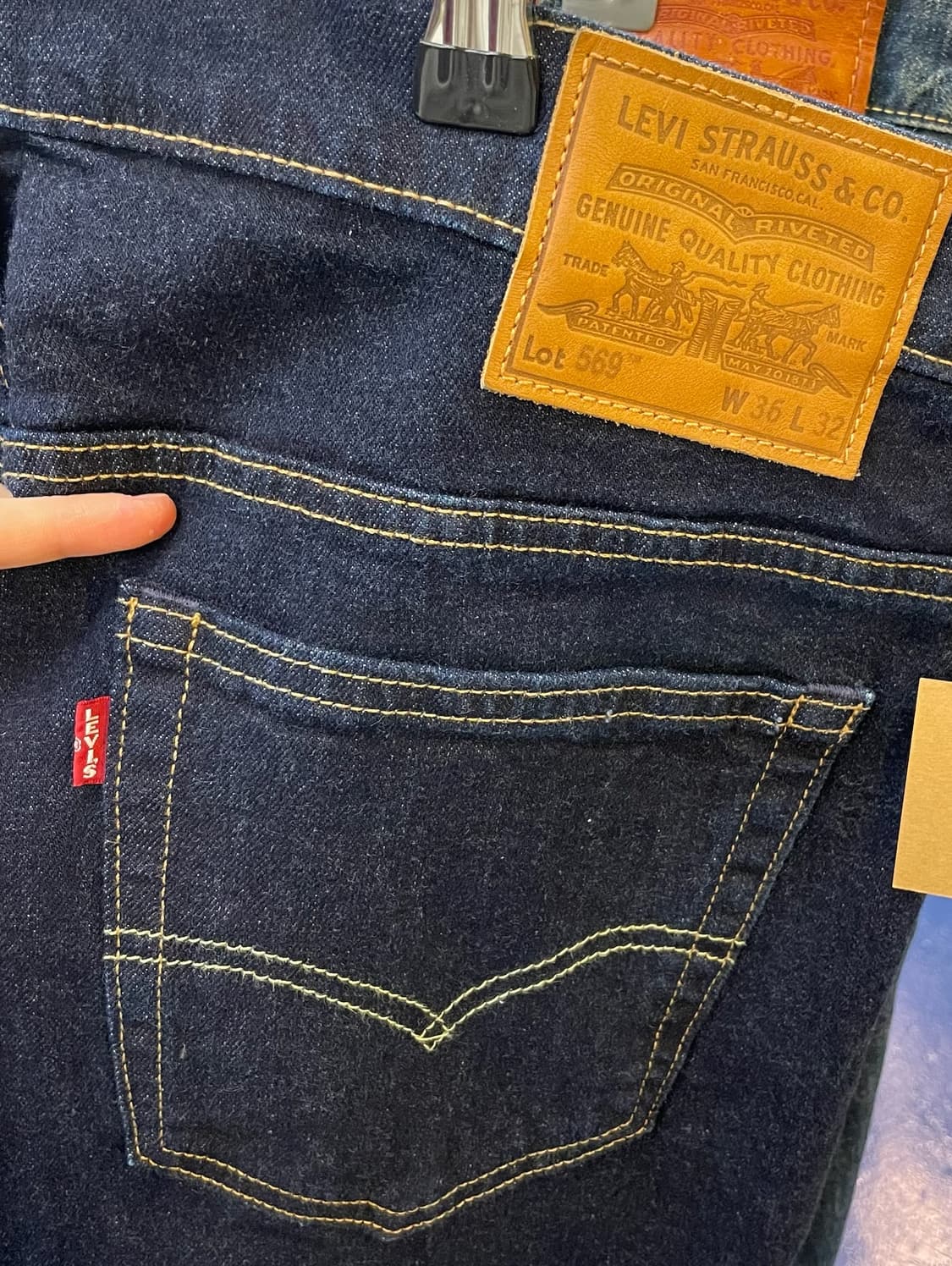 Levis 리바이스 569 빅E 145주년 데님 팬츠 상품이미지5