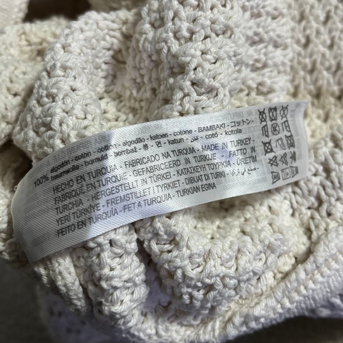 ZARA 자라 아이보리 뜨개 크롭 짜임새니트 상품이미지7