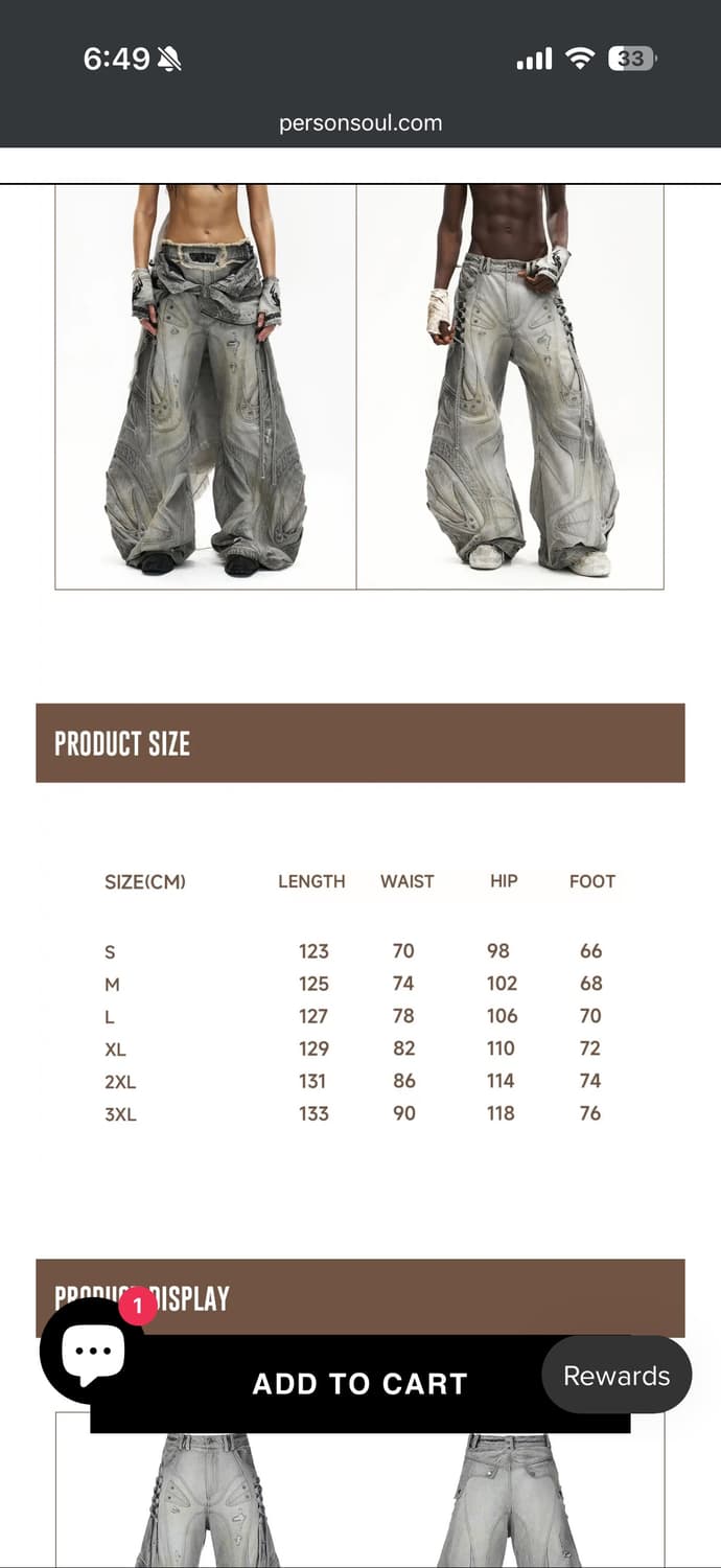 퍼슨소울 디컨스트럭티드 플레어 데님 팬츠 상품이미지6