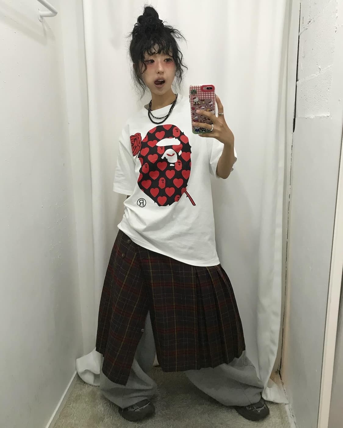 Bape Happy Valentin's Day Big Saru Tee 상품이미지2