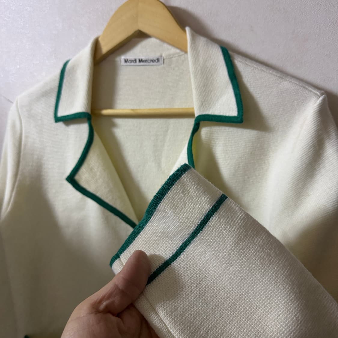 마르디 메크르디 클레식 니트 자켓 (프리) 상품이미지5