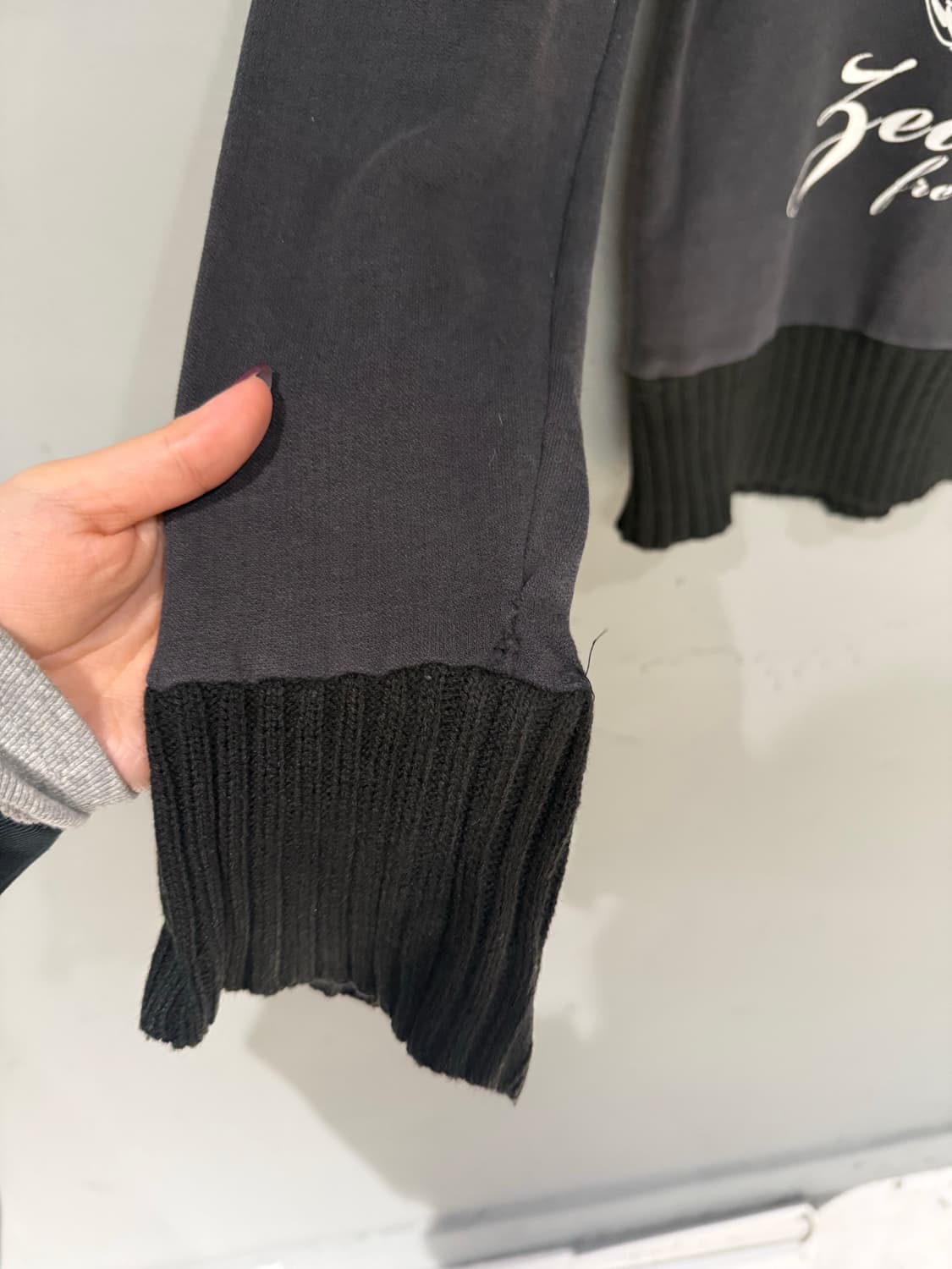 skull printing knit layered long sleeve 상품이미지9