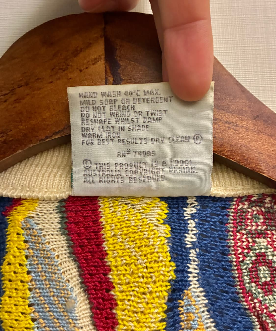 (XL)Coogi 쿠지 3D 에스닉 웨스턴 케이블 니트베스트 조끼 상품이미지10