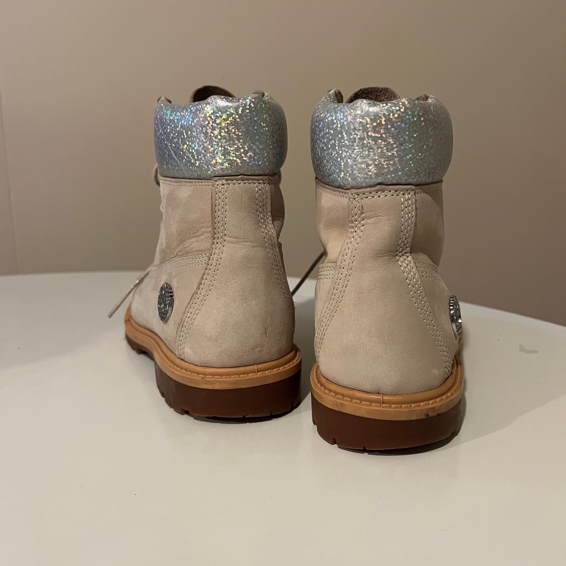 팀버랜드 6인치 워터프루프 베이비핑크 엔 실버 상품이미지4