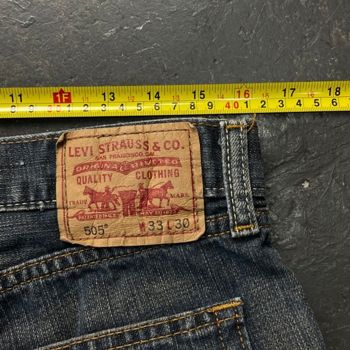 33 리바이스 505 스트레이트 핏 청바지 상품이미지9