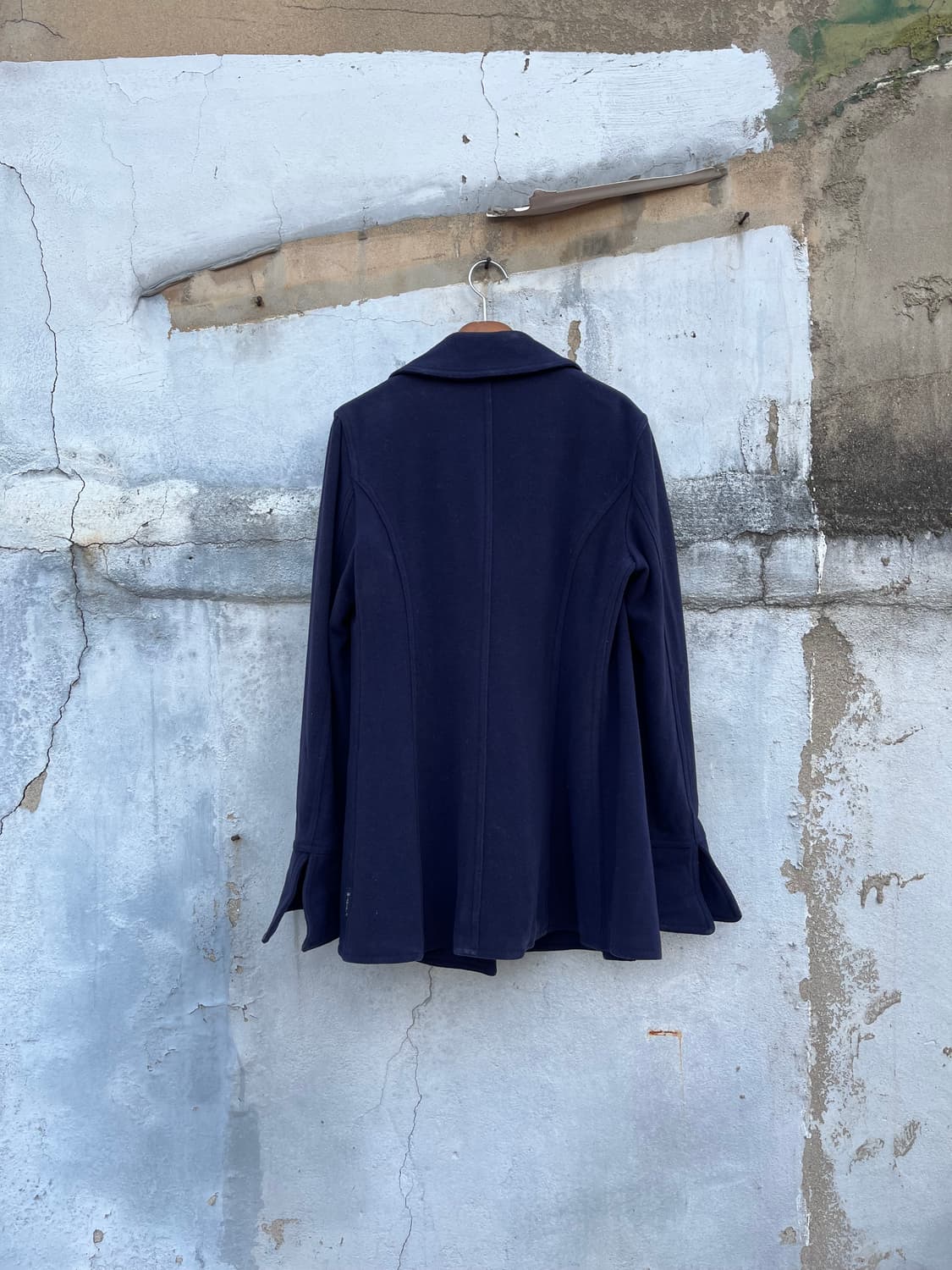 90s Armani Jeans Made in Italy 금속 버클 코트  상품이미지5