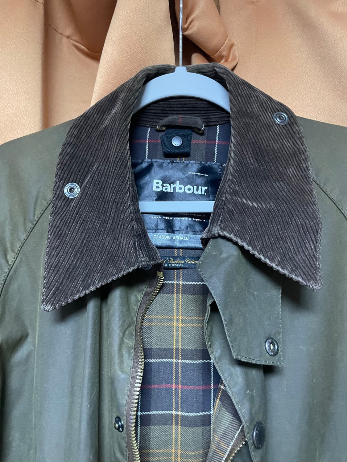 바버의 클래식 베데일 왁스자켓 상품이미지3
