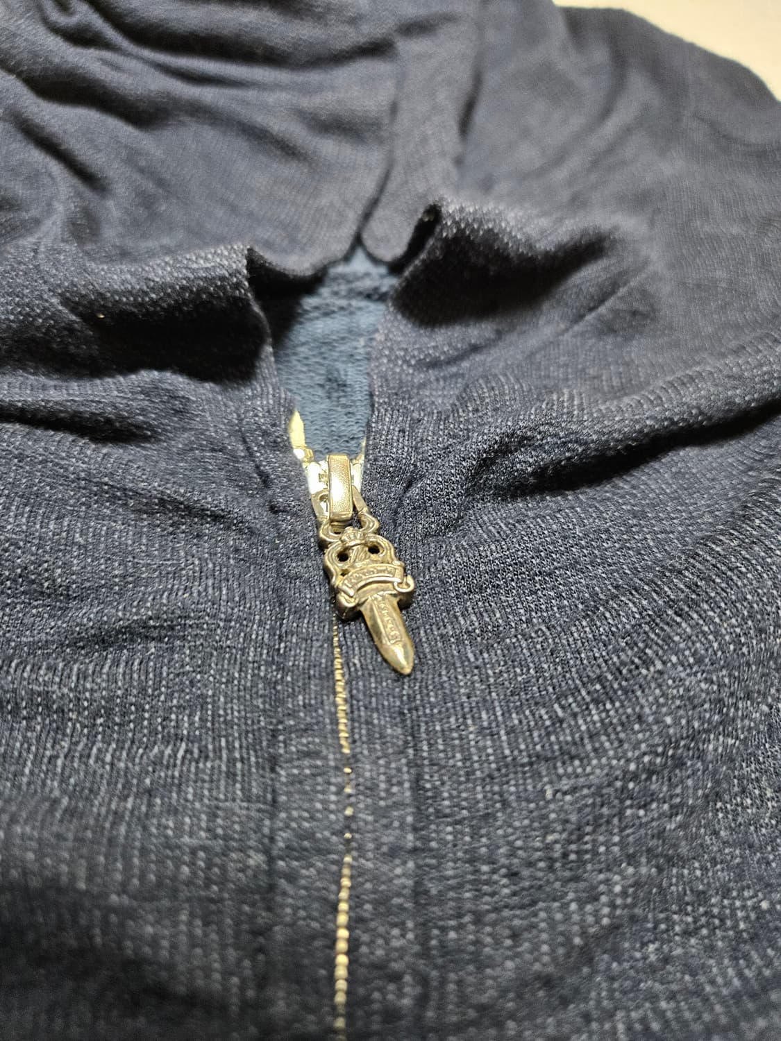 [M] 크롬하츠 홀스슈 세메터리 니트집업 상품이미지7