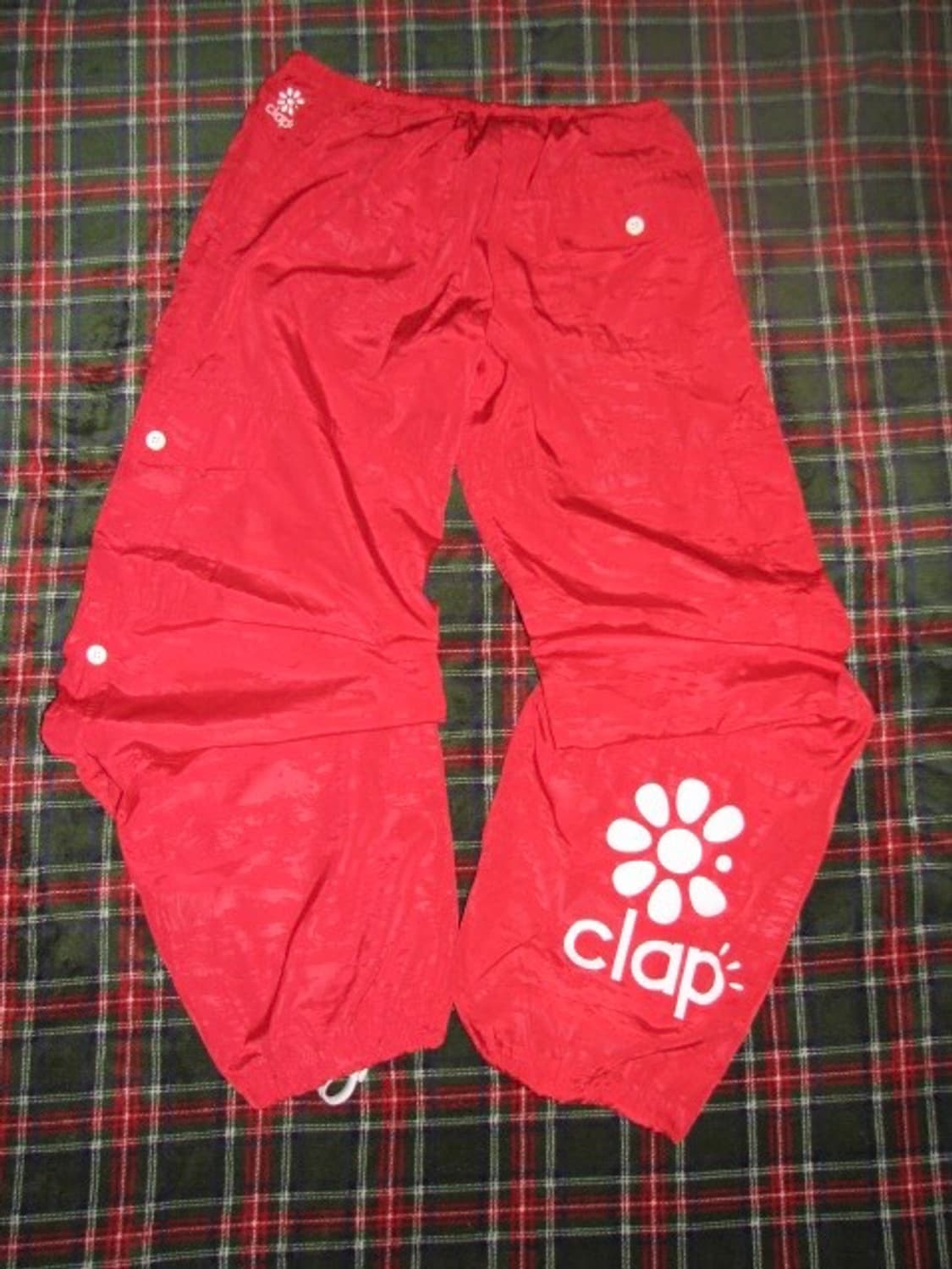 Clap Low rise red track pants  상품이미지4