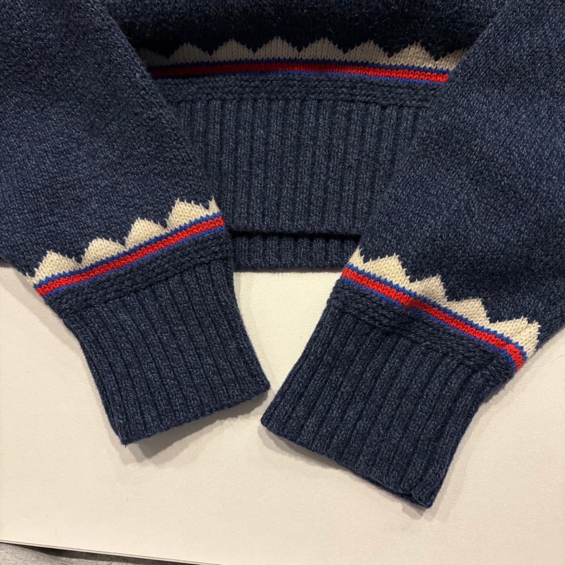 [S] 아메리칸이글 노르딕 패턴 네이비 니트 스웨터 C530 상품이미지6