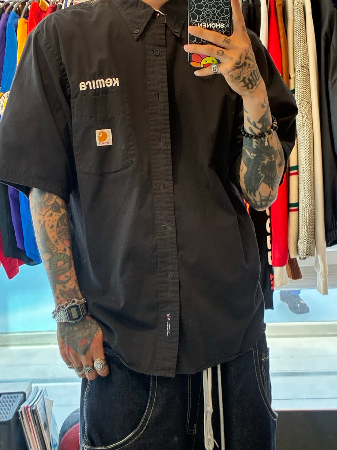 Carhartt Canvas Work Shirt (KEMIRA) 상품이미지1