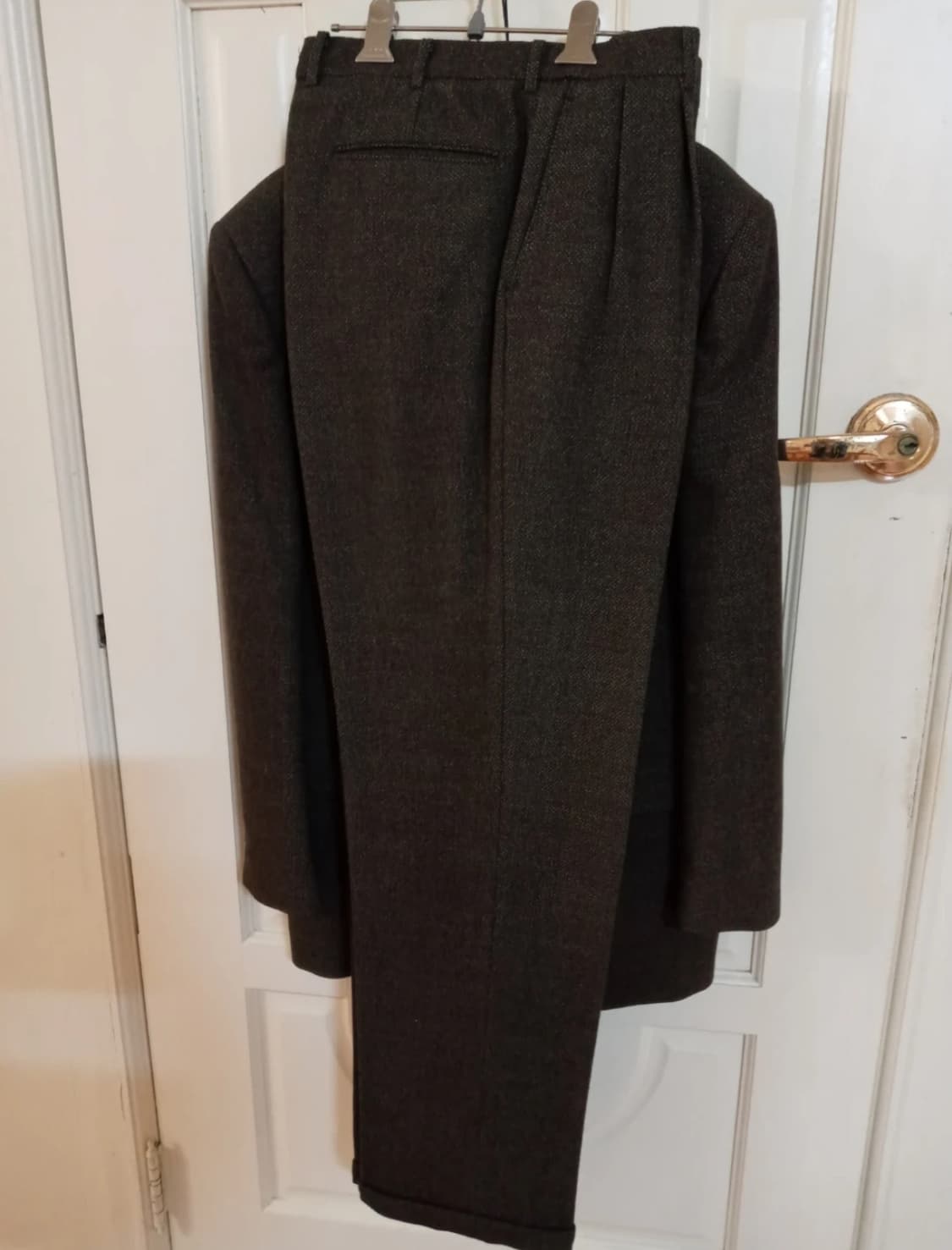 남성 브라운 쓰리피스 정장 상품이미지4