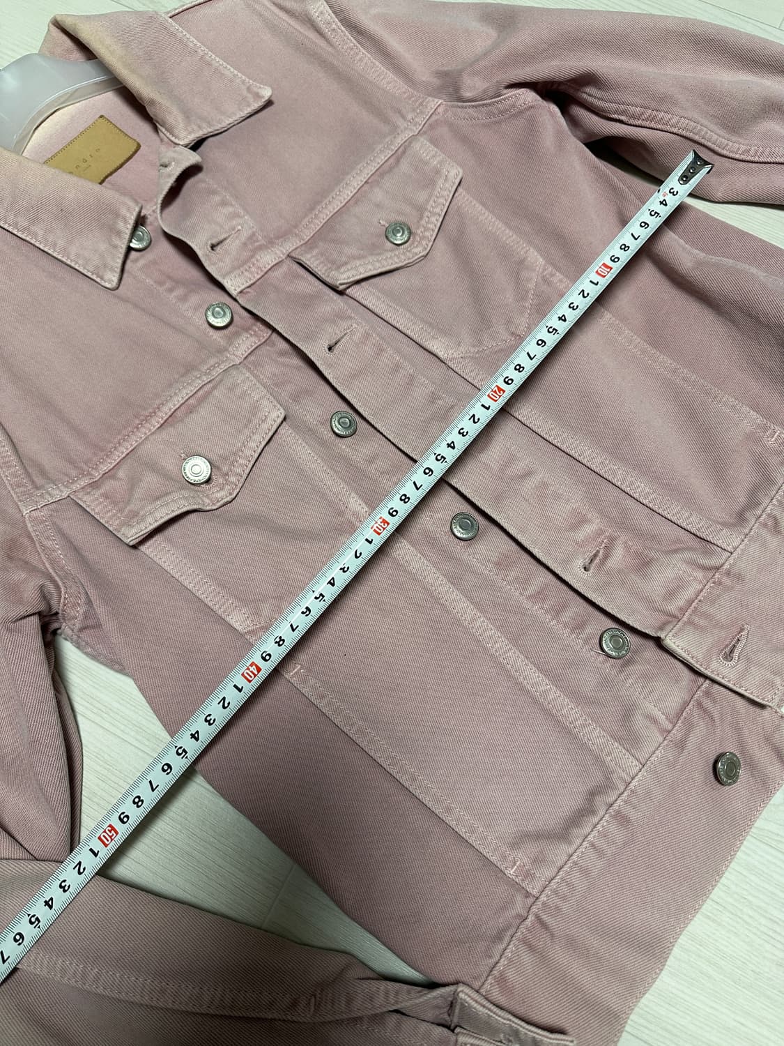 산드로 핑크 트러커 자켓 유니섹스 상품이미지5