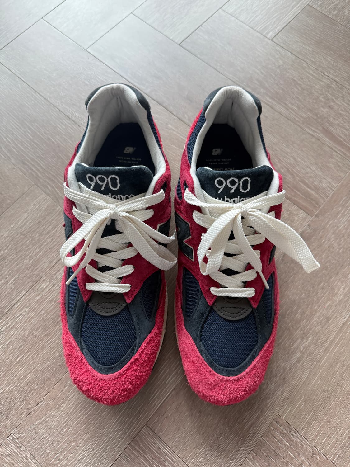 뉴발란스 990v2 크리센티넘 네이비 사이즈280 M990AD2 상품이미지1