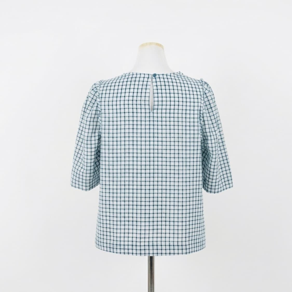 쥬시쥬디 체크 블라우스 상품이미지2