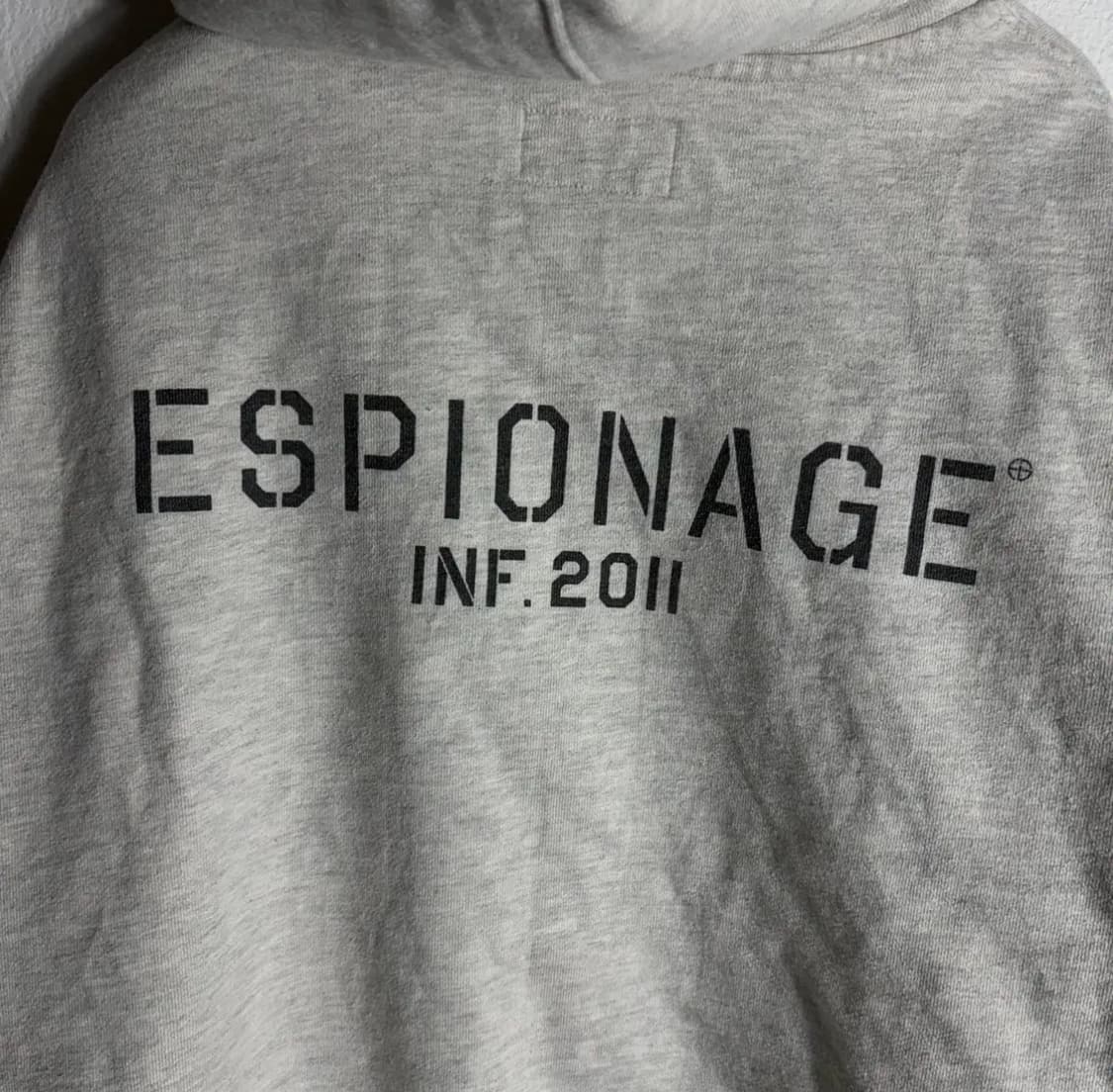 ESPIONAGE 기모 오트밀그레이 후드티(M) 상품이미지4