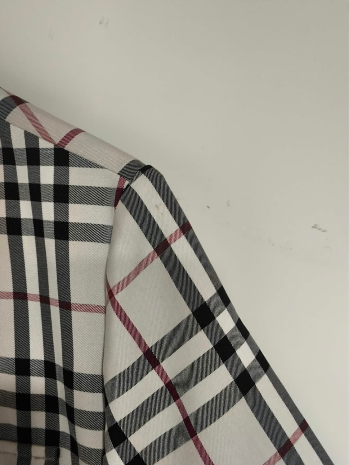 55~66 버버리 런던 노바체크 셔츠 원피스 상품이미지5