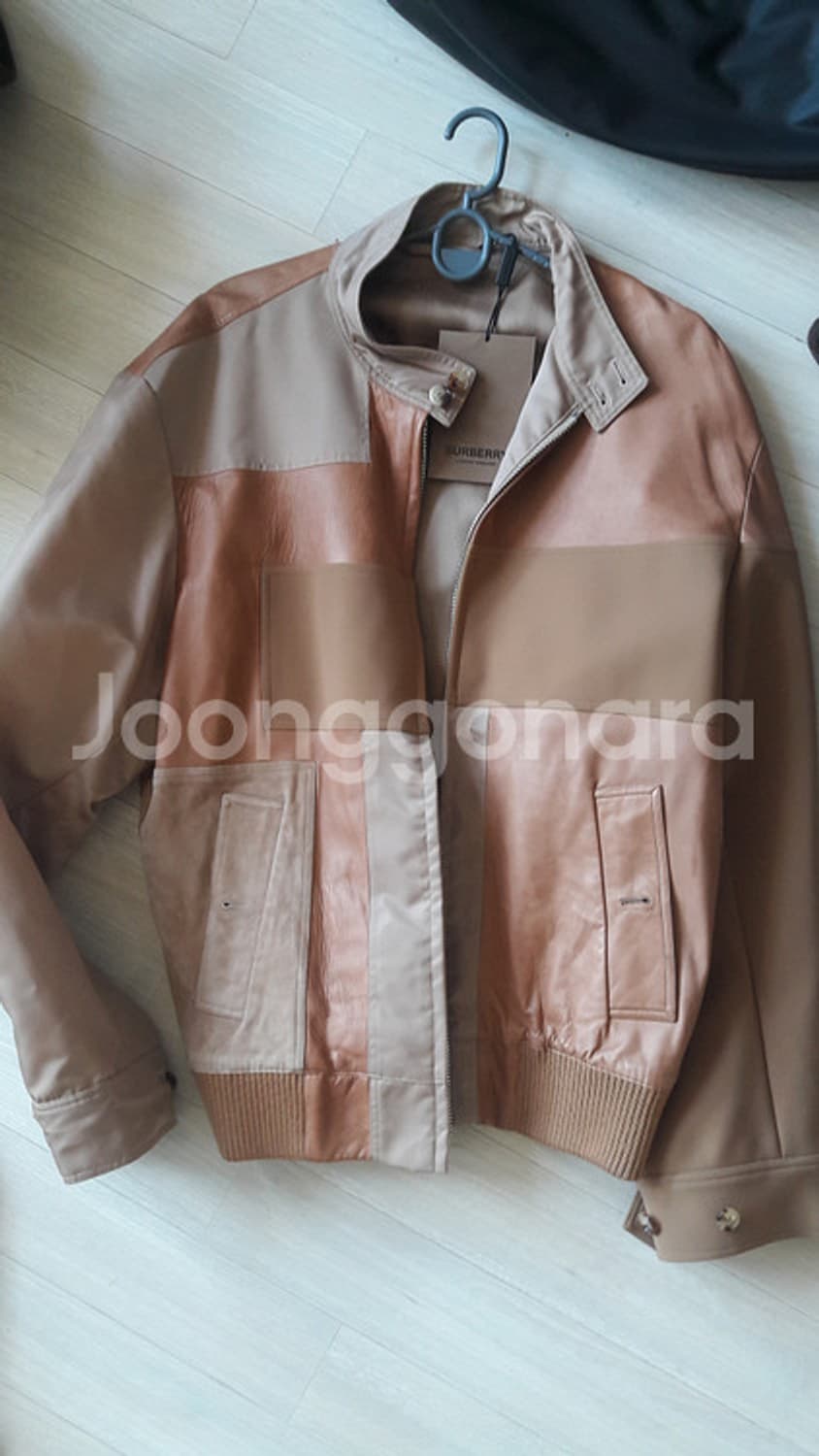 오늘구매시!!버버리 런웨이 레더 자켓 엘사이즈 상품이미지1